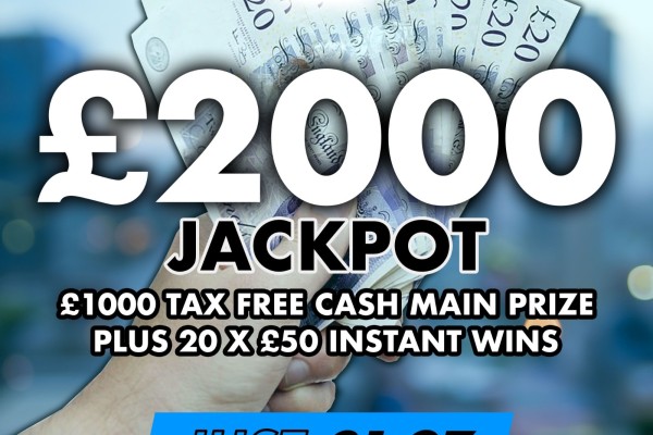 £2000 Jackpot Draw