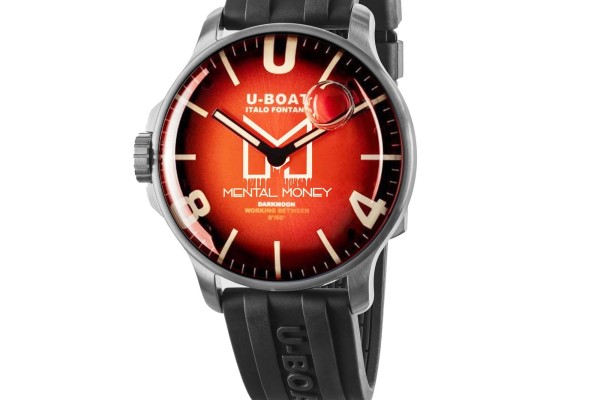 Mental Money U-Boat Watch ** RED WATCH FACE **