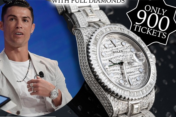 Win a Rolex GMT-Master II  - Full Diamonds! 