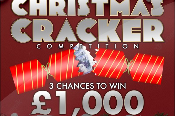 Win £1,000 CASH in our Christmas Cracker
