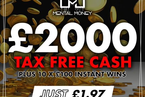 £2,000 Main Draw + 10 x £100 Instant Wins!