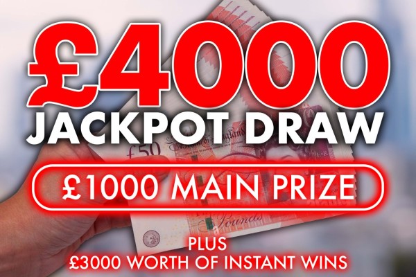 £4000 JACKPOT DRAW