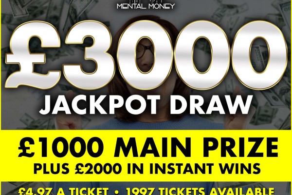 £3,000 JACKPOT DRAW APRIL DRAW